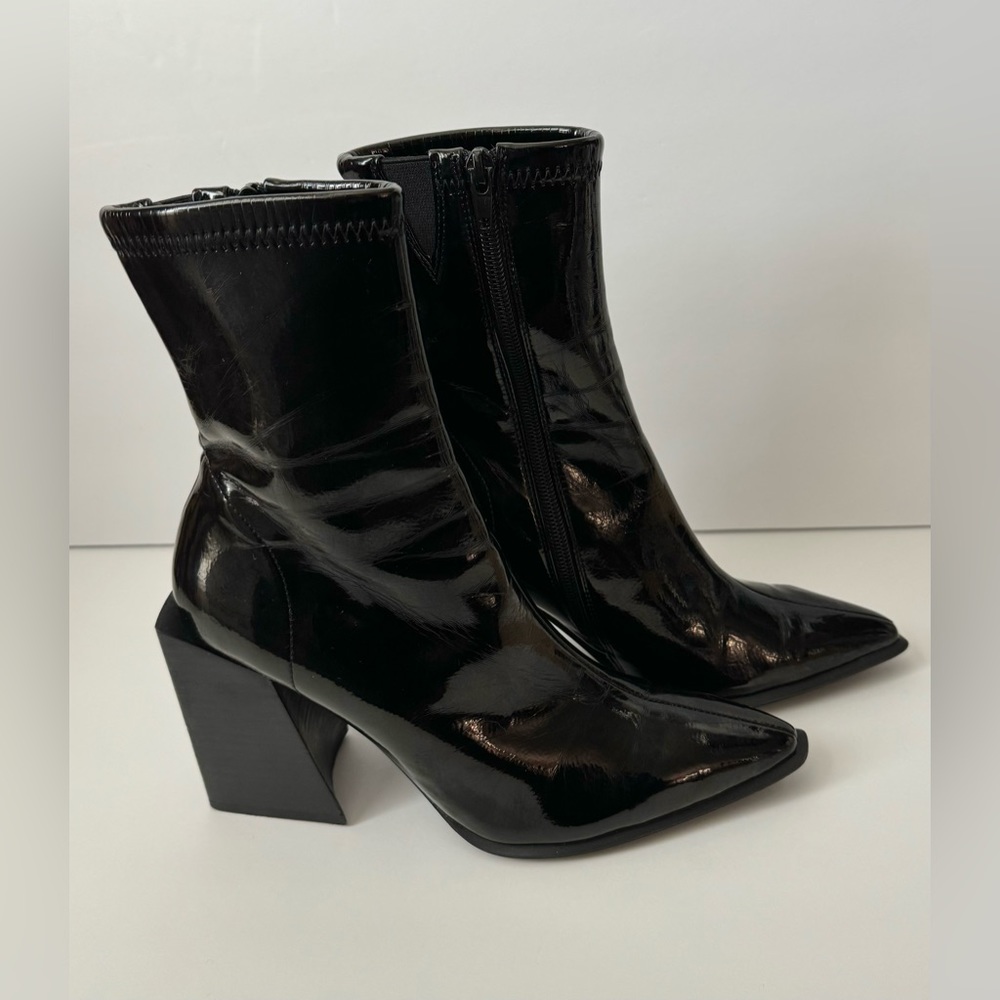 Jeffrey Campbell la siren black booties 6 - Picture 2 of 13